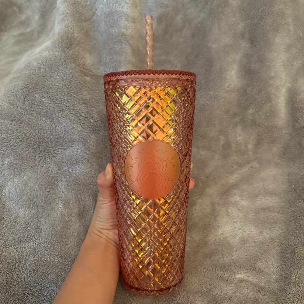 Rose Gold Starbucks tumbler